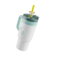 PLP - Tumbler with Handle 890 ml - White Spearmint - 150000231