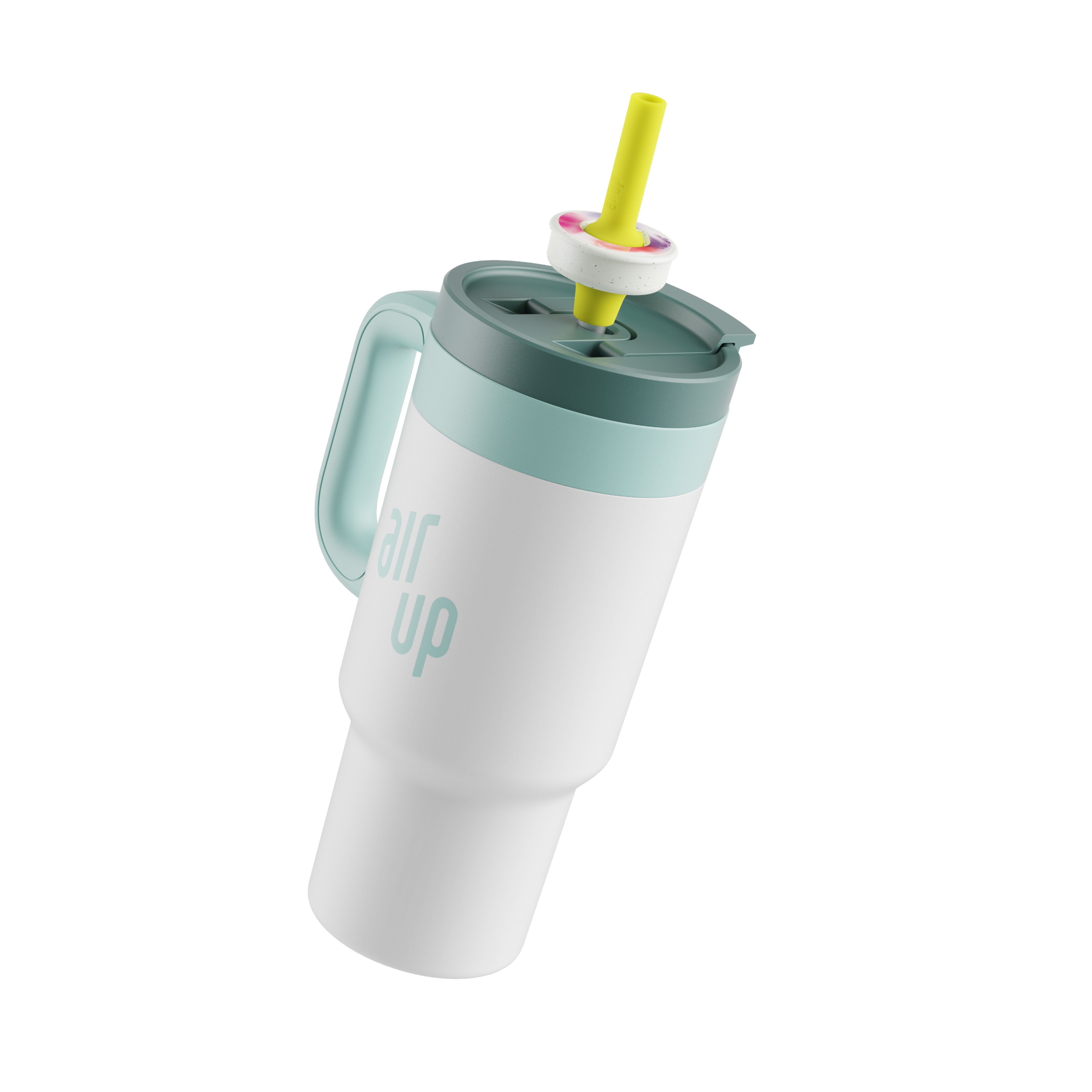 PLP - Tumbler with Handle 890 ml - White Spearmint - 150000231