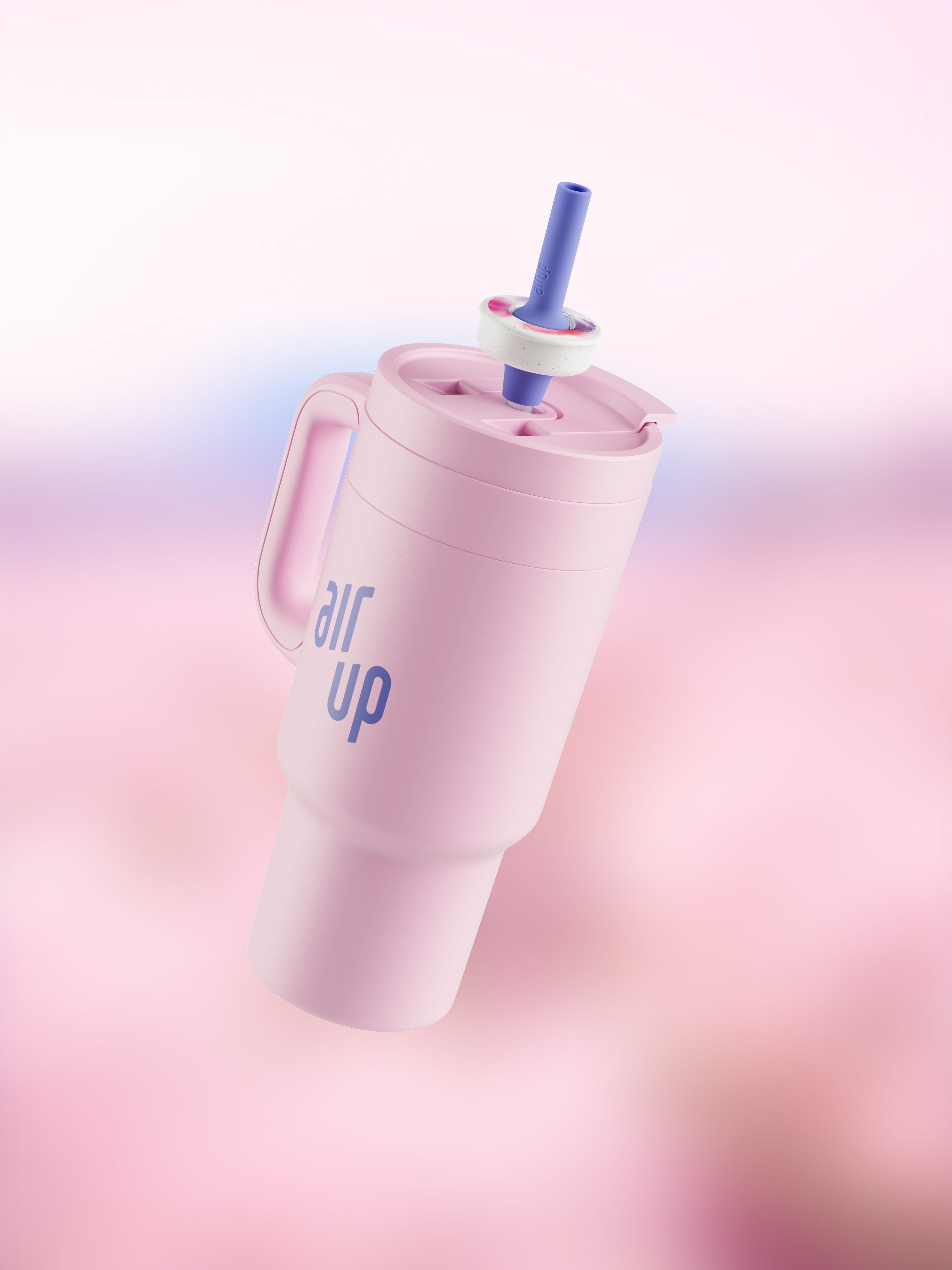 Tumbler with handle 890ml - Pink Indigo - 150000317