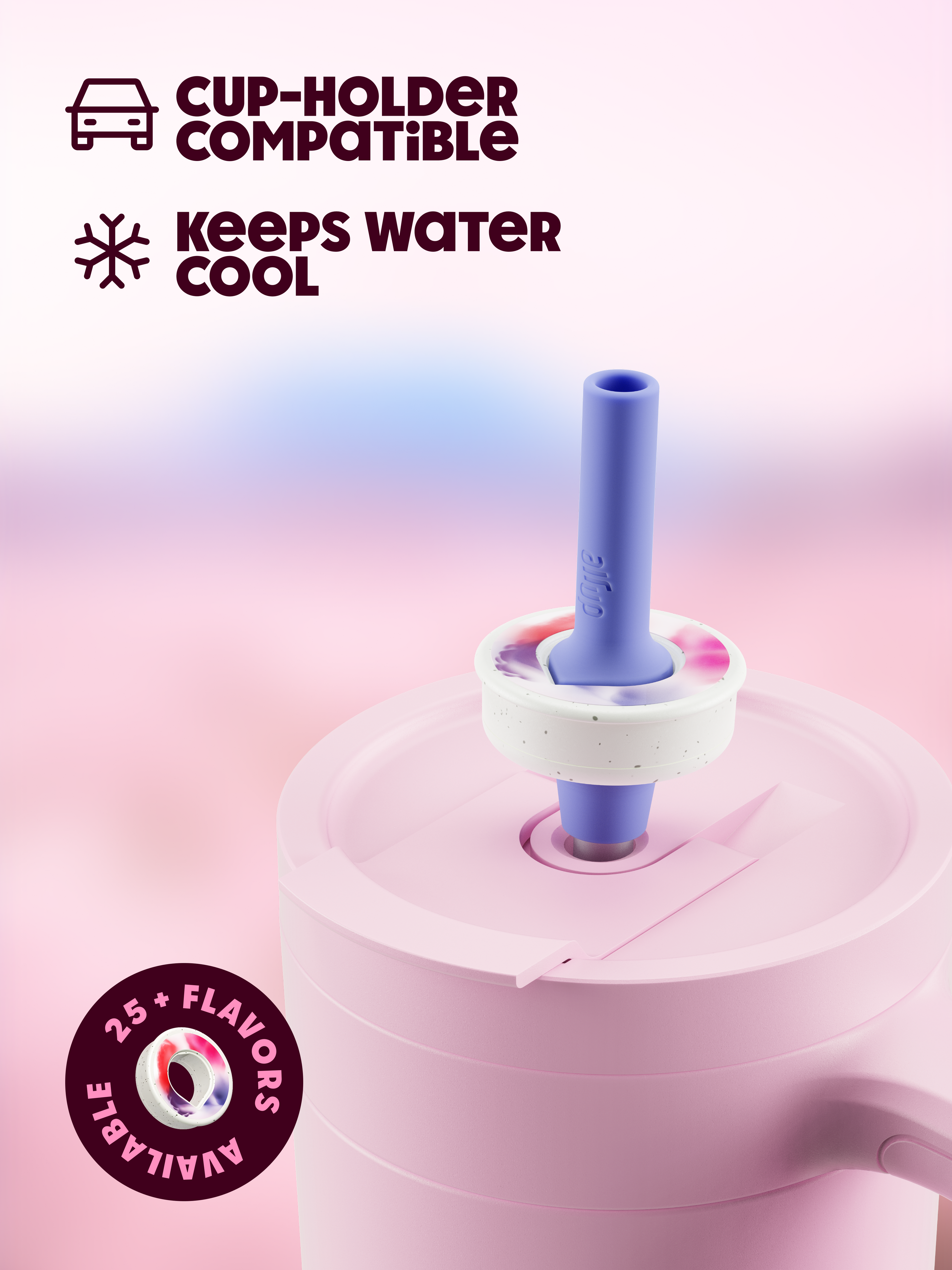 Product - air up® Tumbler with Handle 1200ml - Pink Indigo - 150000350