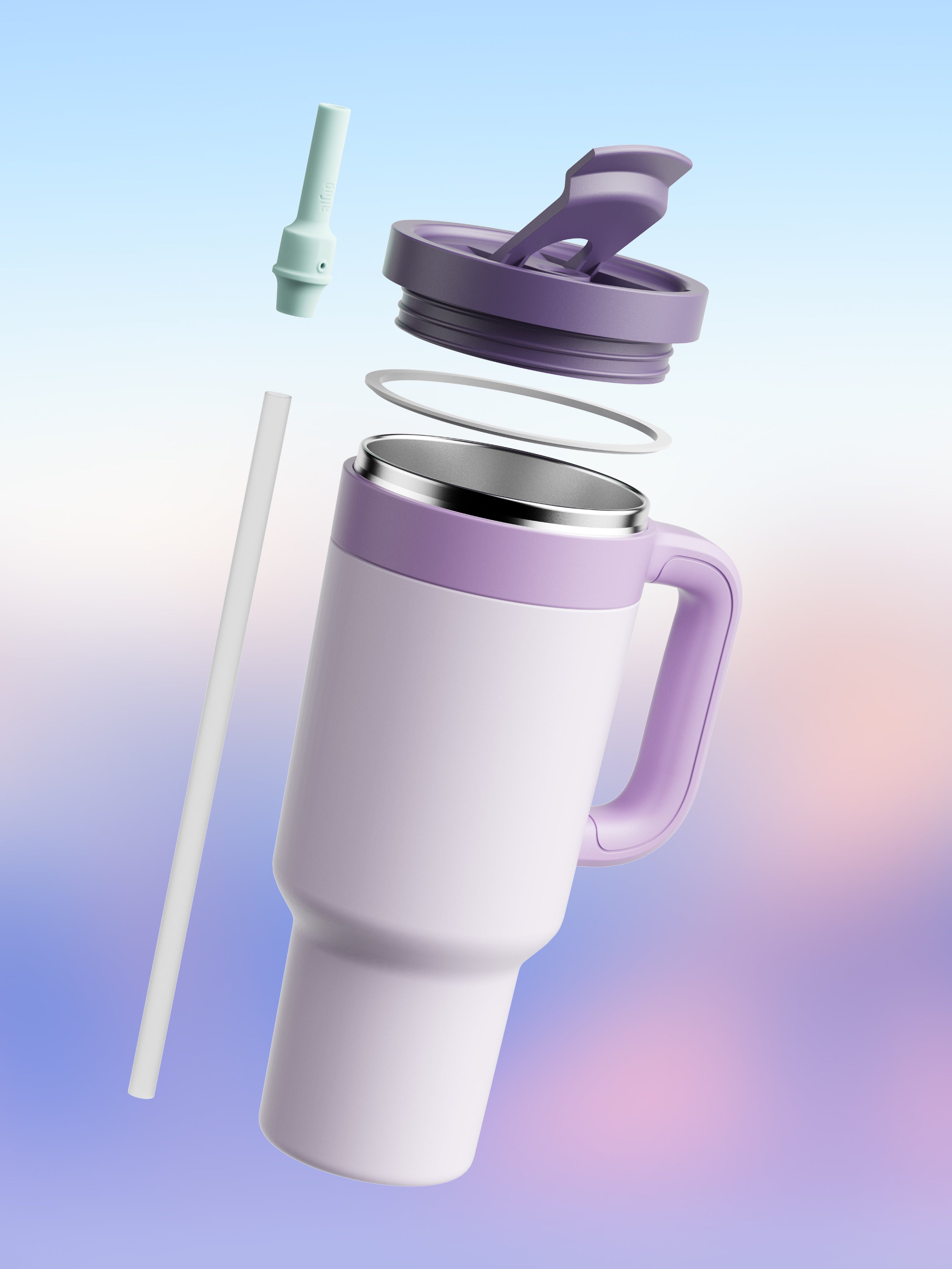 PDP -  air up® Tumbler with Handle 1200ml - Soft Lavender - 150000281